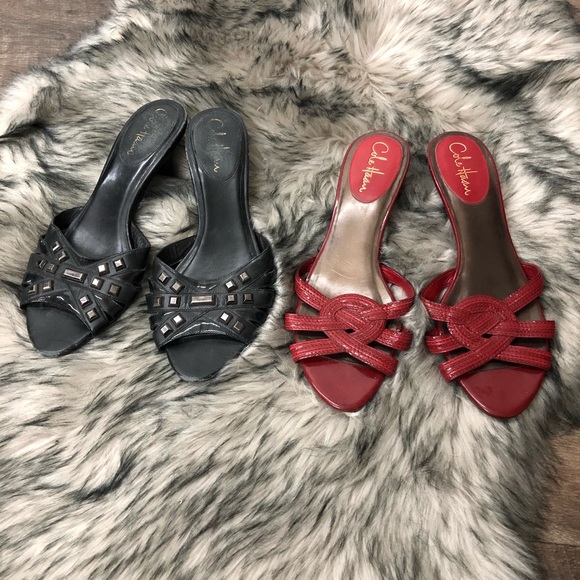 Cole Haan open toe kitty heels size 9 - Picture 8 of 8